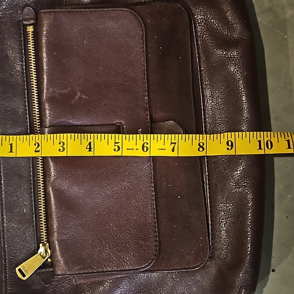 Fossil Kinley  Brown Leather Crossbody Shoulder Bag - Picture 4 of 12